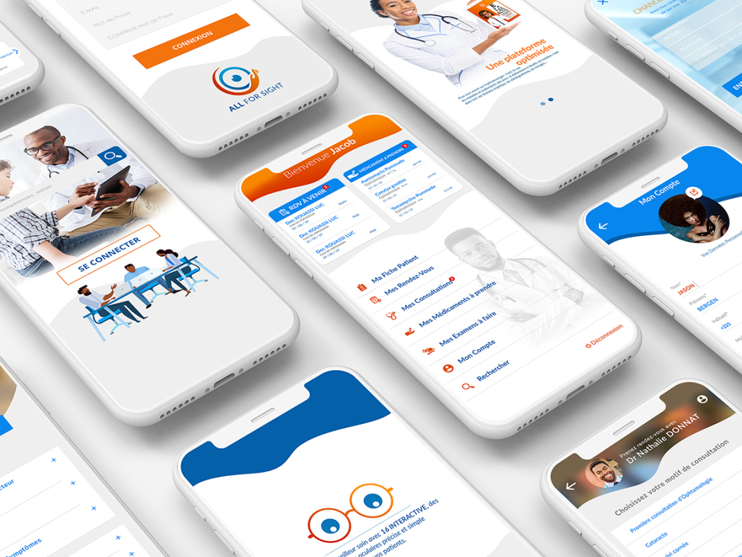 Application mobile All For Sight pour les patients